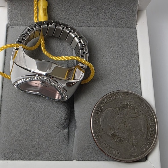 NEW Invicta Mini Angel Women's Ring Watch Pink Heart Dial 18.5mm (49571) #0594 - Picture 5 of 6